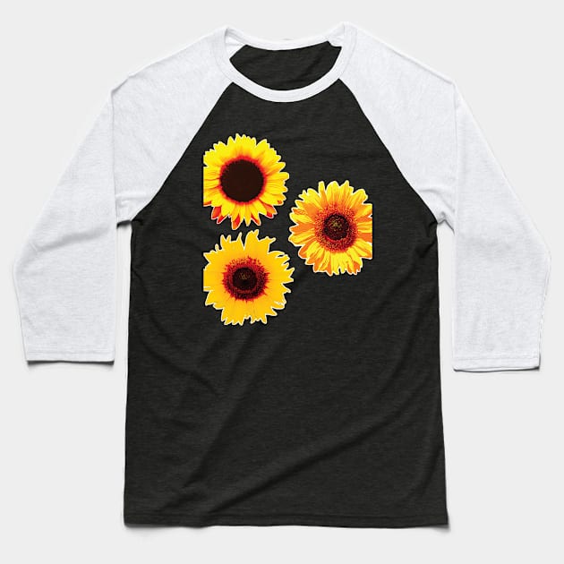 Natureflower Baseball T-Shirt by Deepika333